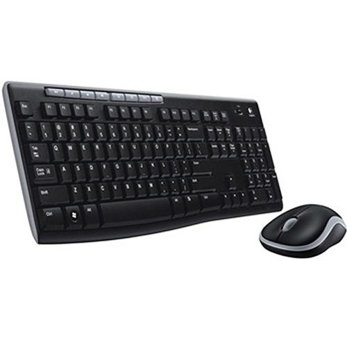 Logitech MK270 Q Kablosuz Usb Siyah Multimedya Klavye/Mouse Set 920-004525