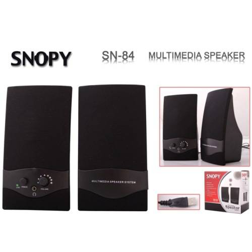 SNOPY SN-84 1+1 3W RMS Usb Siyah Speaker