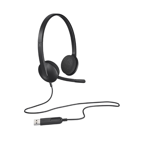 Logitech 981-000475 H340 Usb Mikrofonlu Headset Siyah