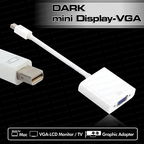 Dark DK-HD-AMDPXVGA Mini Display TO VGA Aktif Dönüştürücü Adaptör