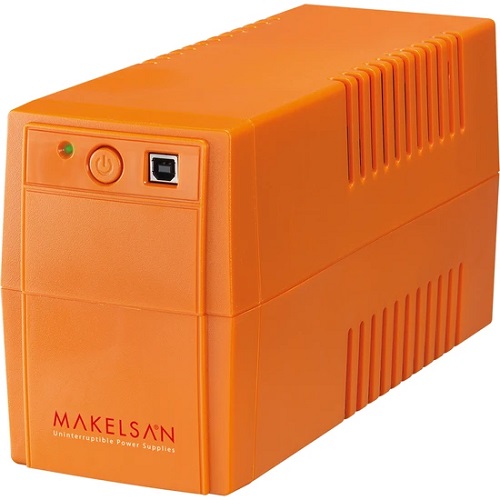 MAKELSAN LION 850 VA Line Interactive 5-12 Dk. Led Ekran UPS 1*12V 9AH
