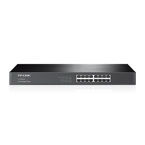 TP-LINK TL-SG1016DE 16 Port 10/100/1000 Gigabit Rack Mountable Switch