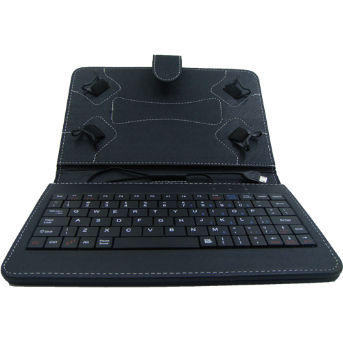 ERGOTECH 7 Micro Usb 5 Pin Tablet Kılıfı Klavyeli Siyah