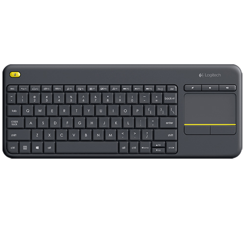 Logitech K400 Plus 920-007149 Q Kablosuz TouchPad li Siyah Klavye