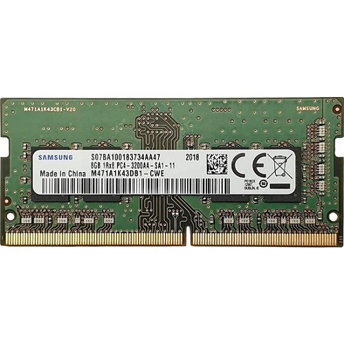 SAMSUNG 8GB DDR4 3200Mhz CL22 Notebook Ram M471A1K43081-CWE (Kutusuz) (1.2V)