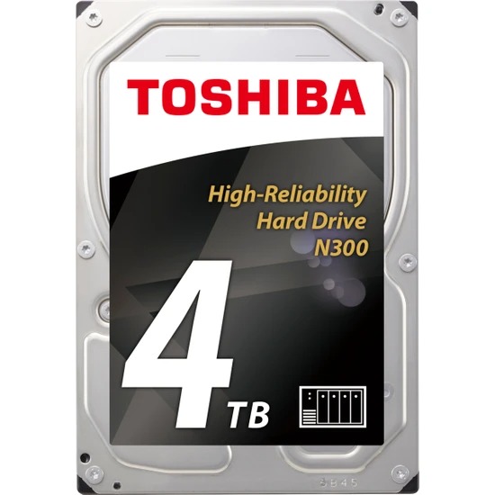 TOSHIBA 3.5 N300 4TB 7200RPM 128MB SATA3 NAS HDD HDWQ140UZSVA