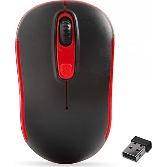 Everest SM-804 Kablosuz Mouse Kırmızı 800/1200/1600dpi
