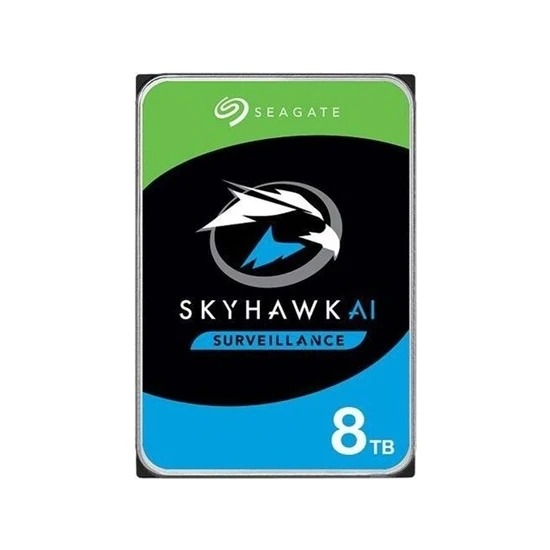SEAGATE 3.5 SKYHAWK 8TB 5400RPM 256MB SATA3 Güvenlik HDD ST8000VE001 (7/24)