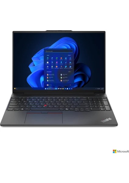 LENOVO THINKPAD E16 GEN2 21MA002UTX ULTRA 7 155H 16GB 512GB SSD 16 Fhd O/B VGA DOS Dizüstü Bilgisayar