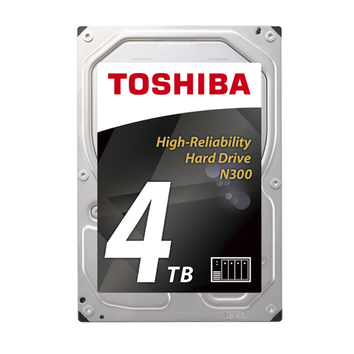 TOSHIBA 3.5 N300 4TB 7200RPM 256MB SATA3 NAS HDD HDWG440UZSVA