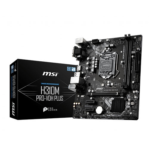 MSI INTEL H310M PRO-VDH PLUS DDR4 2666 DVI/VGA/HDMI GLAN 1151P mATX (8-9. Nesil)