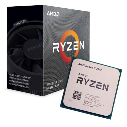 AMD RYZEN 5 3600 6 CORE 3.6 GHz 35MB AM4 65 W KUTULU FANSIZ