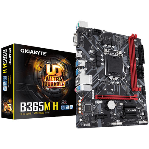 GIGABYTE INTEL B365M H DDR4 2666 VGA HDMI 1151P ATX Anakart (8-9. Nesil)