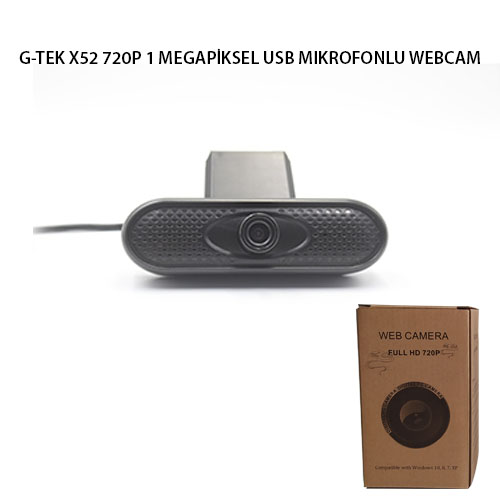 G-TEK X52 720P USB MIKROFONLU WEBCAM