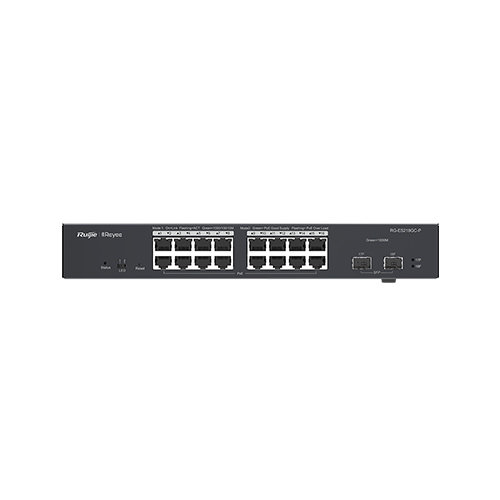 RUIJIE Reyee 16 Port RG-ES218GC-P 10/100/1000 Yönetilebilir 2x SFP PoE+ Switch (240W)