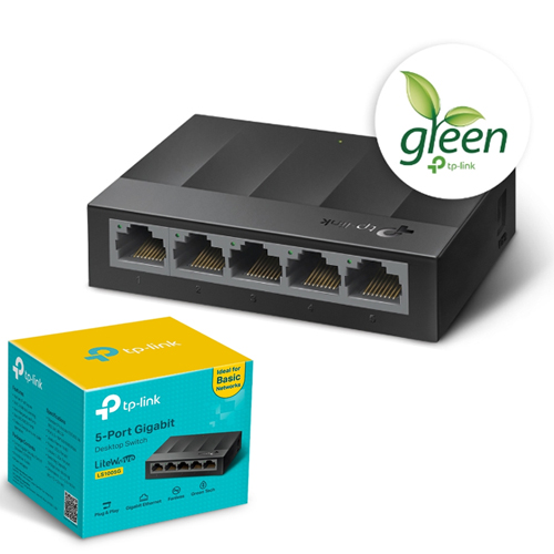 TP-LINK LiteWave 5 Port LS1005G 10/100/1000 Gigabit Plastik Kasa Switch