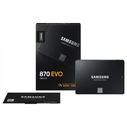 SAMSUNG 870 Evo 2.5 250GB SATA 560/530 SSD MZ-77E250BW
