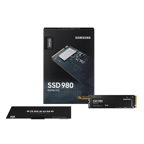 SAMSUNG 980 M.2 500GB PCIE NVME M.2 3100/2600 SSD MZ-V8V500BW PCIe 4