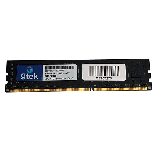 G-TEK 8GB DDR3 1600Mhz ILT Pc Ram GTK-PC12800D3/8G Bulk