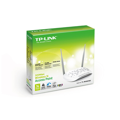 TP-LINK TL-WA801N 1 Port 300Mbps Kablosuz-Ethernet Access Point 4 dBi Sökülebilir Anten