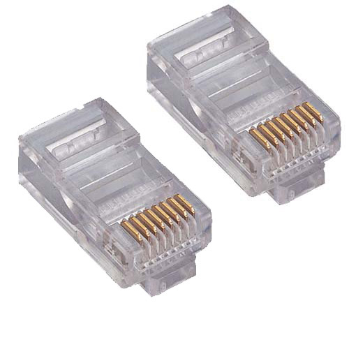 SPEED SP-U100-D CAT5-CAT6 100 Adet Rj45 Konnektr (Yeni Nesil Delikli)