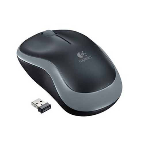 Logitech M185 910-002235 Kablosuz+USB Nano Alıcılı Siyah/Gri Mouse