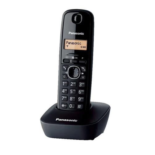 PANASONIC KX-TG1611 Dect Lcd Ekran (50 Hafıza) Telefon Siyah