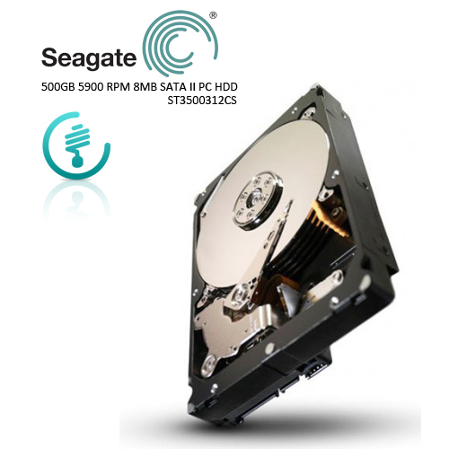SEAGATE 3.5 500GB 5900 RPM 8MB SATA PC HDD ST3500312CS