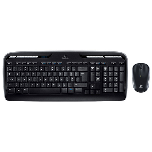 Logitech MK330 Q Kablosuz Usb Siyah Multimedya Klavye/Mouse Set 920-003988