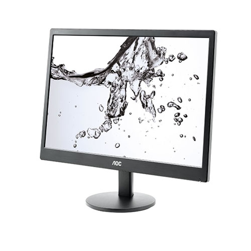 AOC 18.5 E970Swn 5Ms D-Sub Led Monitör Parlak Siyah