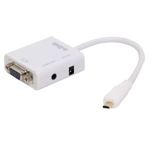 S-LINK SL-MUV13 Micro Usb To Vga+Audio evirici