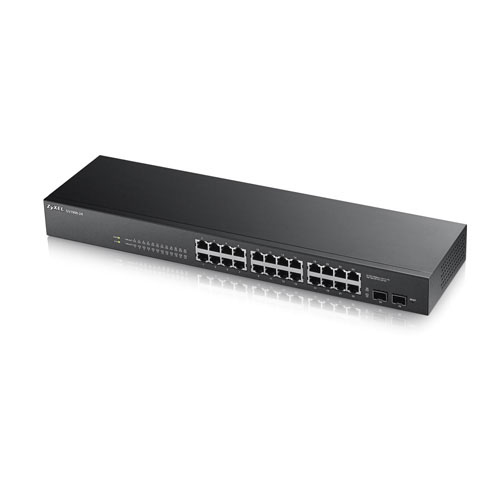 ZYXEL GS1900-24 24 Port 10/100/1000 Web Ynetilebilir 2x SFP L2 Gigabit Switch