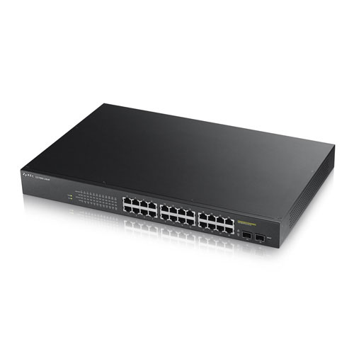 ZYXEL GS1900-24HP 24 Port 10/100/1000 Web Ynetilebilir 2x SFP L2 PoE Switch