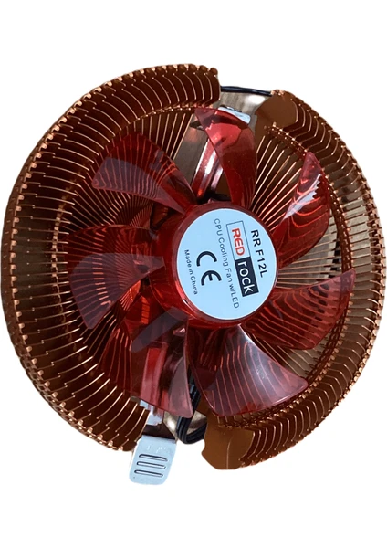 Redrock RR-F12L İntel 1150/1155/1156/775 AMD Bakır Işıklı İşlemci Soğutucusu
