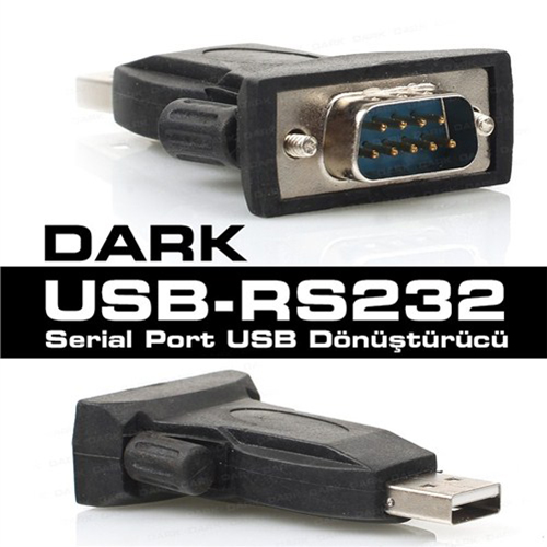Dark DK-AC-USB2RS232 Usb To RS232 Çevirici Adaptör
