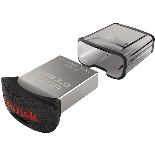 SANDISK 32GB ULTRA FIT Siyah Usb 3.0 Flash Disk SDCZ43-032G-G46