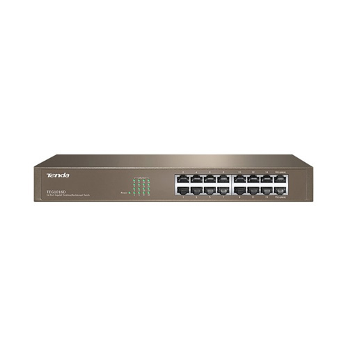 TENDA TEG1016D 16 Port 10/100/1000 Gigabit Rack Mountable Switch