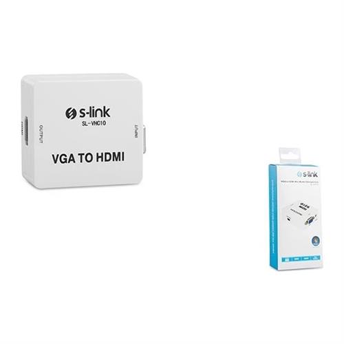 S-LINK SL-VHC10 VGA TO HDMI MN evirici Adaptr