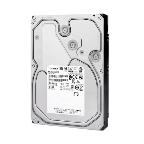 TOSHIBA 3.5 S300 8TB 7200RPM 256MB SATA3 Gvenlik HDD MG08ADA800E (Gvenlik 7/24)