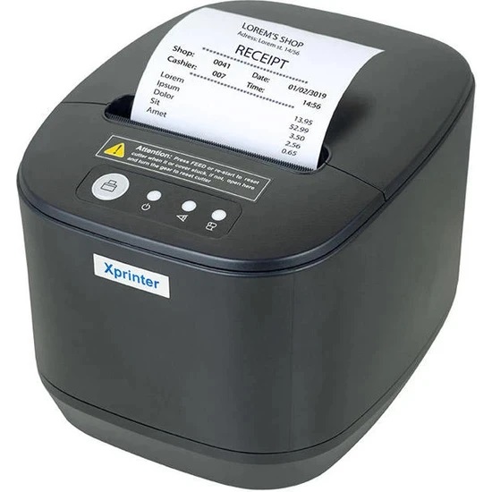 XPRINTER XP-T833L Direkt Termal 72 mm 200 mm/...