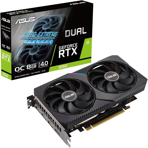 ASUS Nvidia 8GB RTX3050 DUAL GDDR6 128 Bit DU...