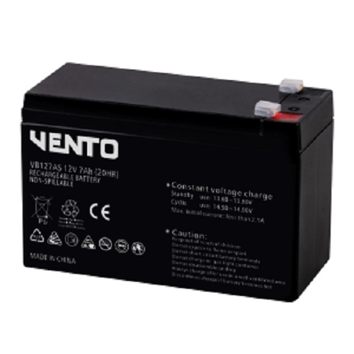 VENTO VB127AS 12V 7AH Kuru Tip Bakımsız Akü     
