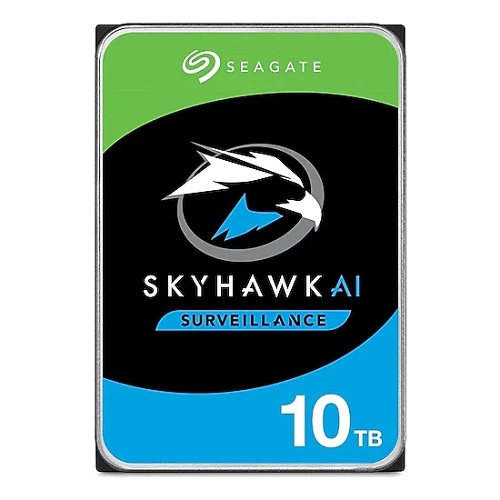 SEAGATE 3.5 SKYHAWK 10TB 7200RPM 256MB SATA3 Gvenlik HDD ST10000VE0001 (7/24)