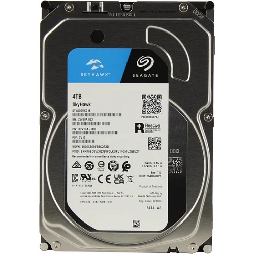 SEAGATE 3.5 SKYHAWK 4TB 5900RPM 256MB SATA3 Gvenlik HDD ST4000VX016 (7/24) Seagate TR Disty Garantilidir