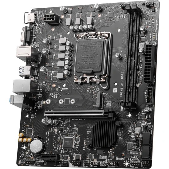 MSI PRO H610M-E DDR4 3200(OC) HDMI,VGA M.2 1700P USB 3.2 Gen1 (12-13-14. Nesil)
