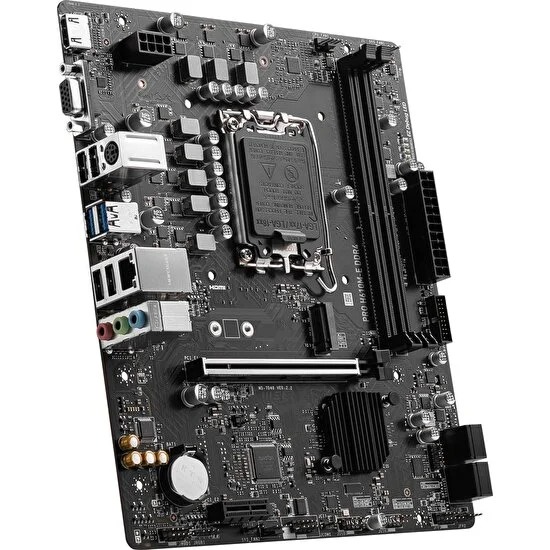 MSI PRO H610M-E DDR4 3200(OC) HDMI,VGA M.2 1700P USB 3.2 Gen1 (12-13-14. Nesil)