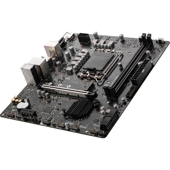 MSI PRO H610M-E DDR4 3200(OC) HDMI,VGA M.2 1700P USB 3.2 Gen1 (12-13-14. Nesil)