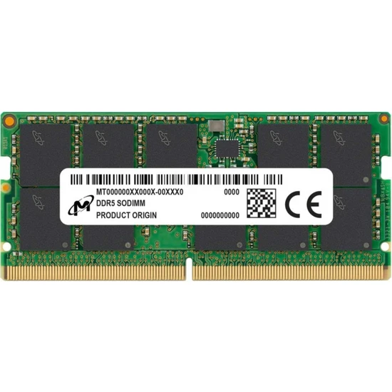 MICRON 8GB DDR5 4800Mhz CL40 Notebook Ram (Kutusuz)