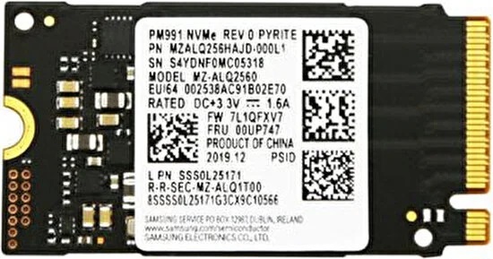 SAMSUNG PM9C1a 2230 512GB M2 NVME GEN4 Mini SSD (Kutusuz)