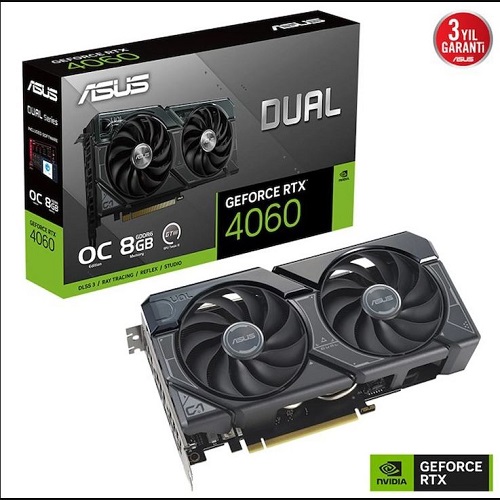 ASUS Nvidia 8GB RTX4060 DUAL OC GDDR6 128 Bit...